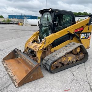 2017 Caterpillar 289D Skid Steer Crawler Track Loader Cab Aux Hyd