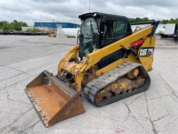 2017 Caterpillar 289D Skid Steer Crawler Track Loader Cab Aux Hyd