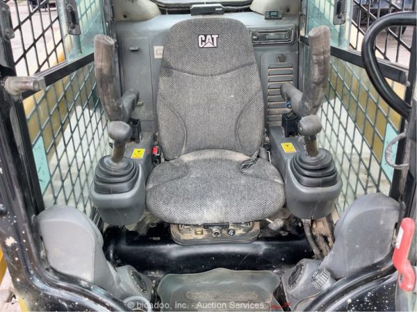 2017 Caterpillar 289D Skid Steer Crawler Track Loader Cab Aux Hyd - Image 19