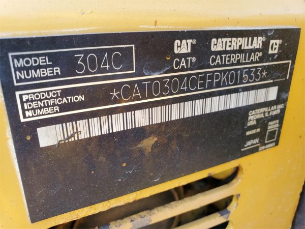 2006 Caterpillar 304C CR Mini Excavator 3245 hours - Image 15