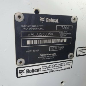 2018 Bobcat T590 Skid Steer 2540 hours - Image 2