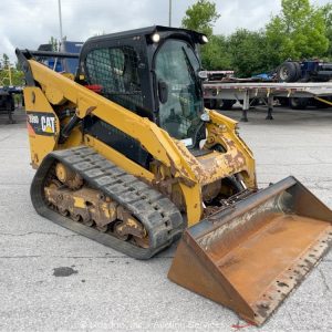 2017 Caterpillar 289D Skid Steer Crawler Track Loader Cab Aux Hyd - Image 31