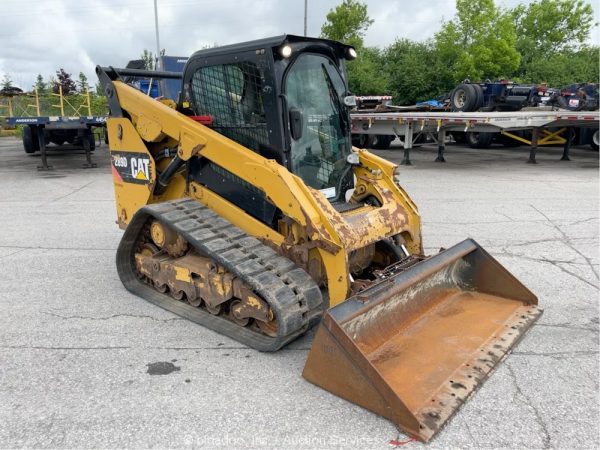 2017 Caterpillar 289D Skid Steer Crawler Track Loader Cab Aux Hyd - Image 31