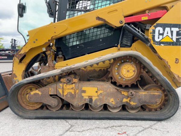 2017 Caterpillar 289D Skid Steer Crawler Track Loader Cab Aux Hyd - Image 11