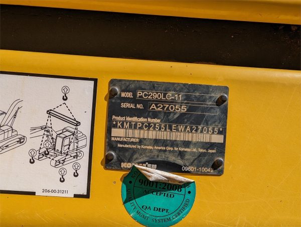 2015 Komatsu PC290 LC-11 Excavator 8637 hours - Image 25