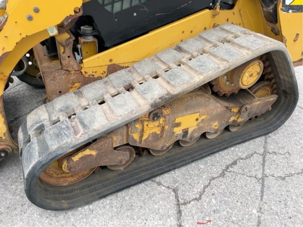 2017 Caterpillar 289D Skid Steer Crawler Track Loader Cab Aux Hyd - Image 8