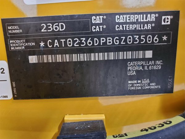 2017 Caterpillar 236D Skid Steer 298 hours - Image 2
