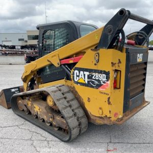2017 Caterpillar 289D Skid Steer Crawler Track Loader Cab Aux Hyd - Image 30