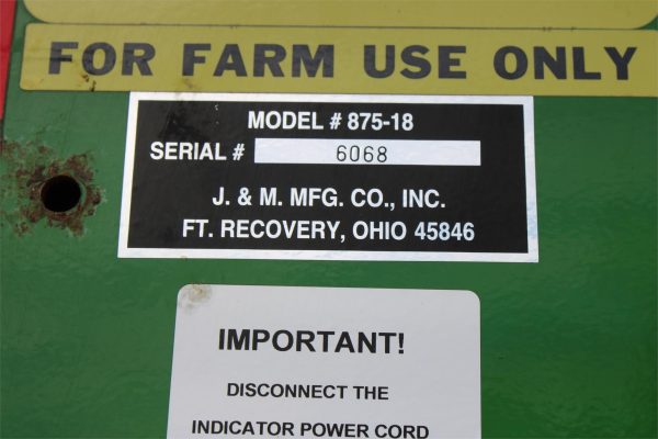 2011 J&M 875-18 Grain Cart - Image 2