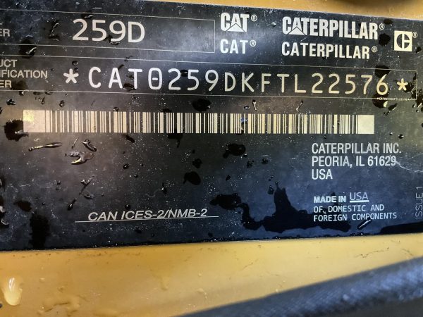2019 Caterpillar 259D Skid Steer 1320 hours - Image 18