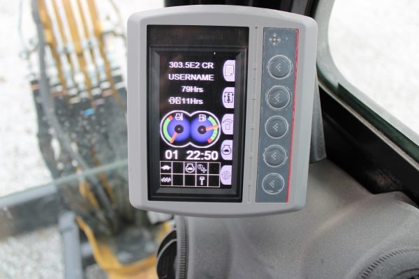 2019 Caterpillar 303.5E2 CR Mini Excavator 611 hours - Image 2