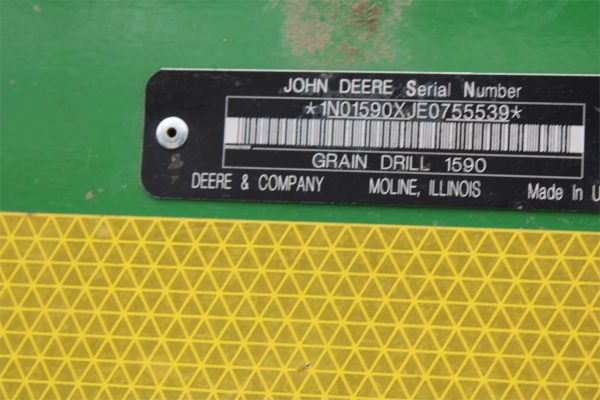 2014 John Deere 1590 Drill - Image 3