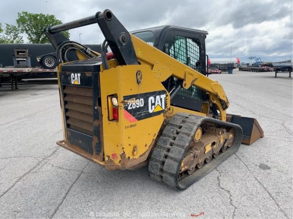 2017 Caterpillar 289D Skid Steer Crawler Track Loader Cab Aux Hyd - Image 29