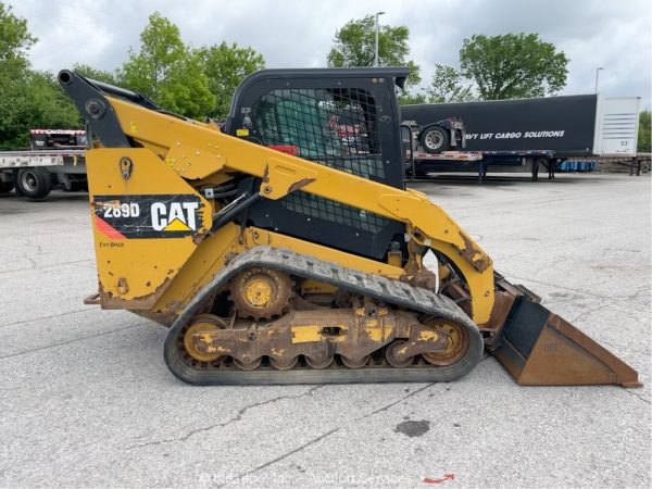 2017 Caterpillar 289D Skid Steer Crawler Track Loader Cab Aux Hyd - Image 27