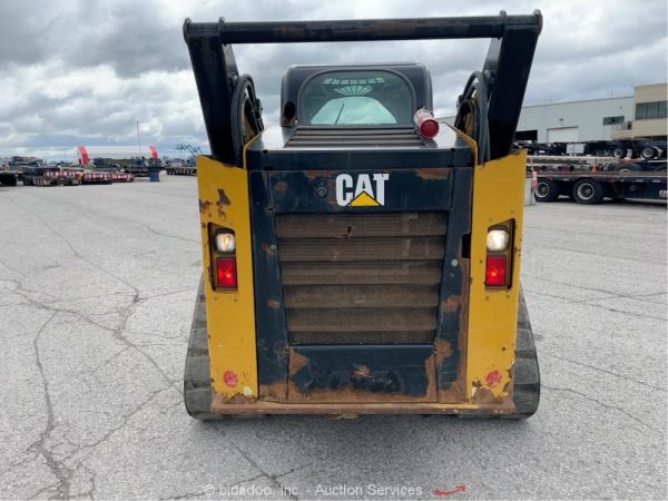 2017 Caterpillar 289D Skid Steer Crawler Track Loader Cab Aux Hyd - Image 25